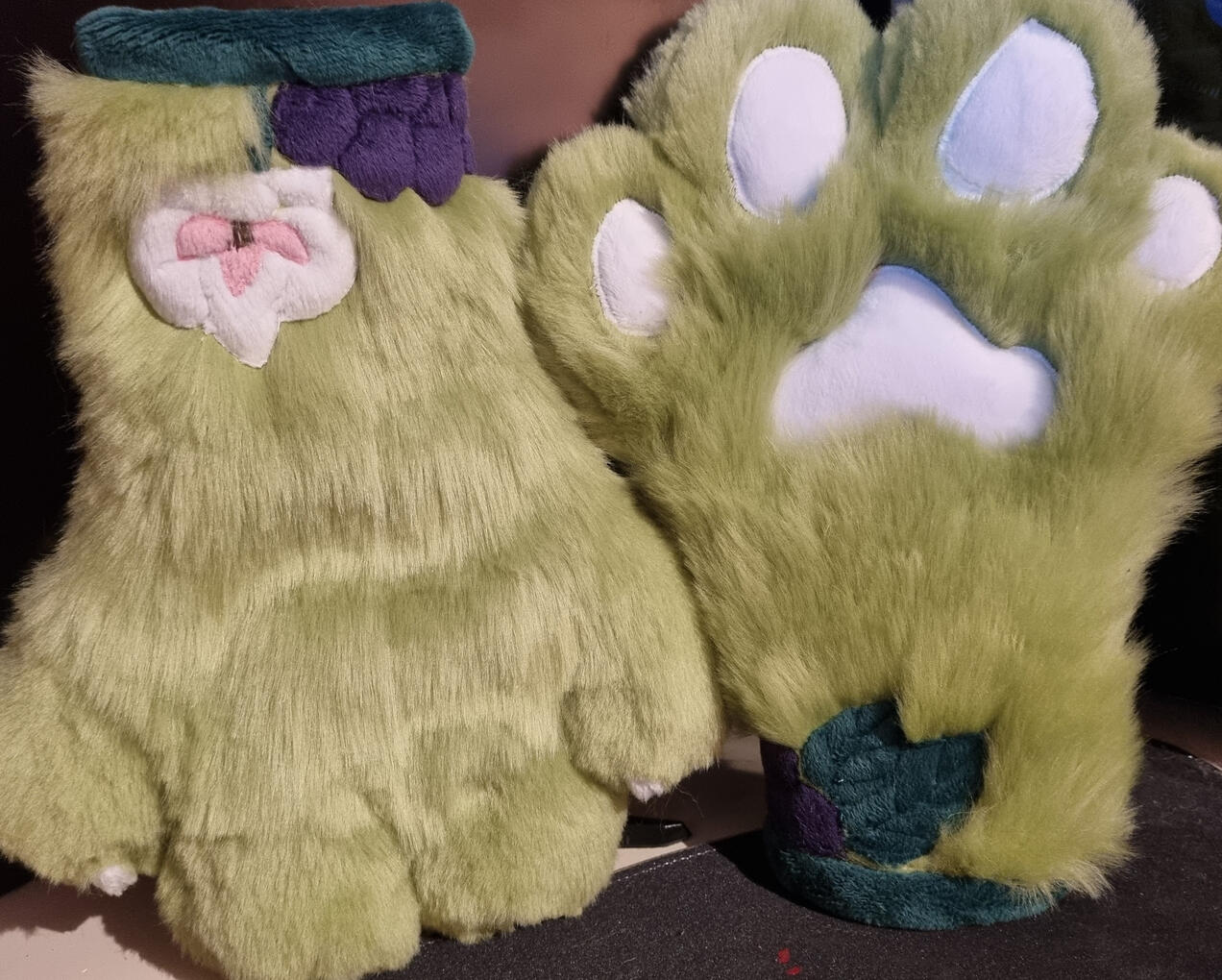 Floral hand paws 2